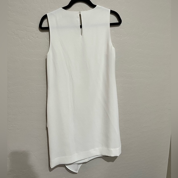 Diane Von Furstenberg Ivory Sleeveless Asymmetrical Dress *NWT*, Size 4 - Picture 4 of 7